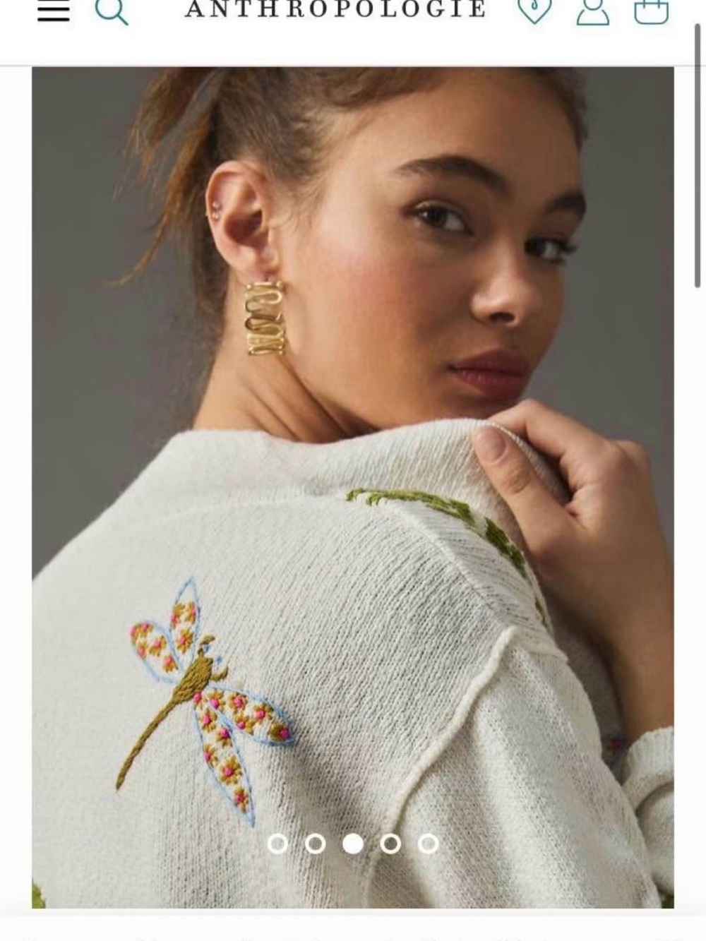Gorgeous Anthropologie Fern Cardigan in XS/S! 🌿✨ - Picture 6 of 8
